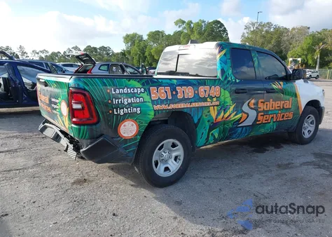 2025 Ram 1500 Tradesman 4X4 6'4 Box z USA, uszkodzony, nr VIN 1C6RRFCG5SN590010